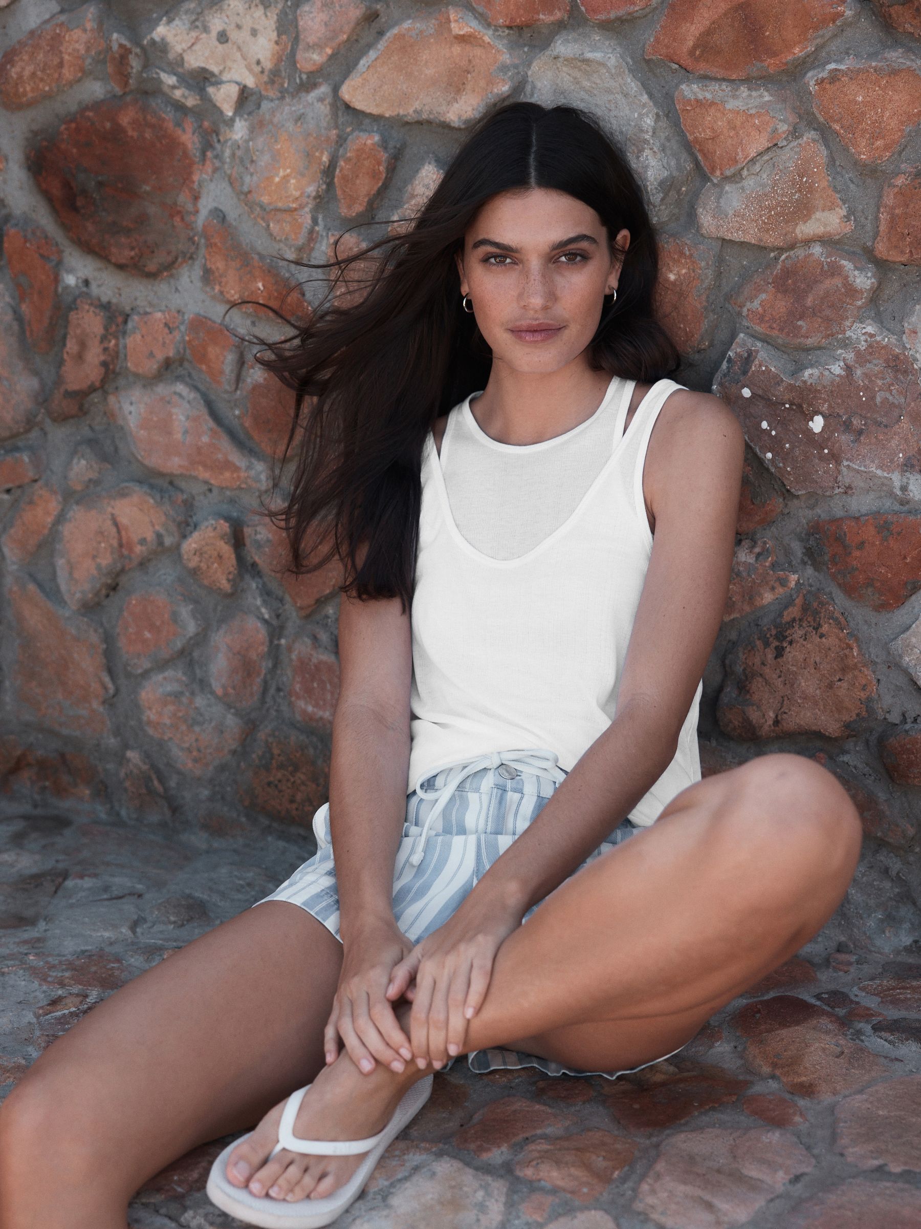 Buy White Sheer Layered Vest 2 In 1 Top from the Next UK online shop