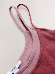 粉色 - Washed Jersey Layered Vest - 圖片 3/3