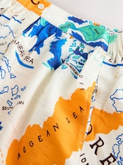 Multi Map Print Button Front Maxi Skirt - Image 7 of 8