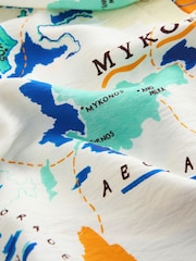 Multi Map Print Button Front Maxi Skirt - Image 8 of 8