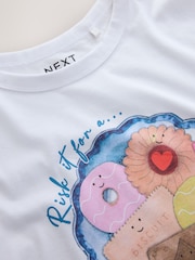 White Biscuit Graphic Short Sleeve T-Shirt - Image 3 of 3