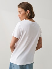 White Biscuit Graphic Short Sleeve T-Shirt - Image 4 of 7