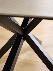 Travertine Astoria 6 Seater Dining Table - Image 8 of 8