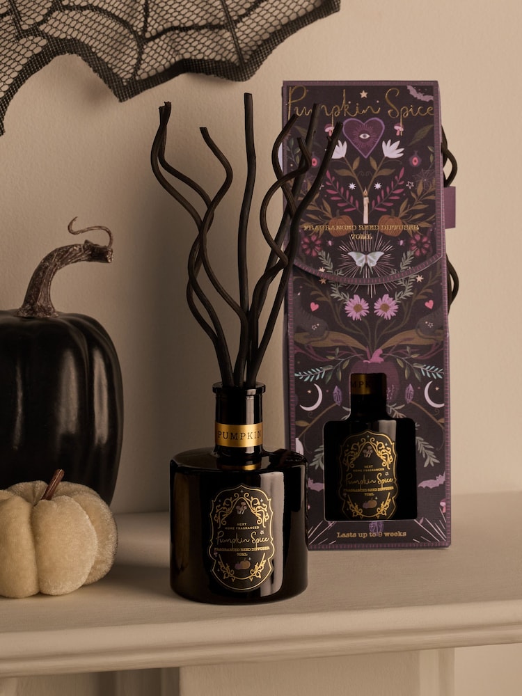 Pumpkin Spice Halloween Witch 70ml Reed Diffuser - Image 1 of 3 Pumpkin Spice Halloween Witch 70ml Reed Diffuser - Image 1 of 3