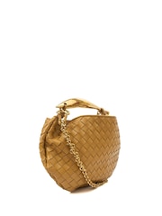 Bottega Veneta Sardine Small Top Handle Brown Bag - Image 3 of 7