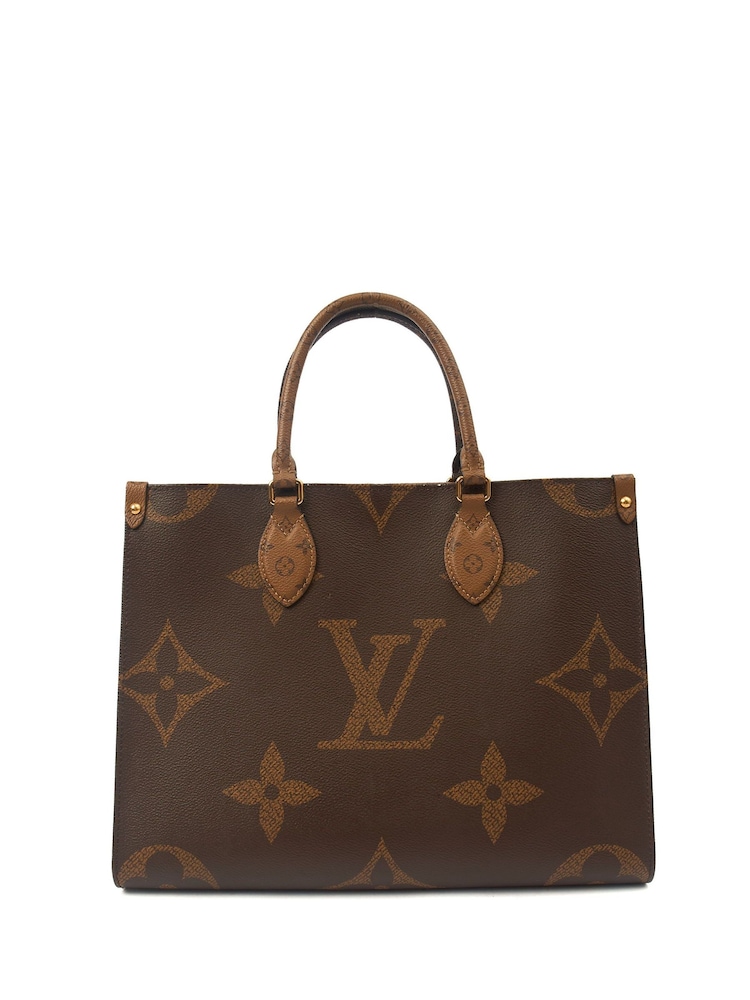 The Handbag Clinic Brown Louis Vuitton Reverse Monogram On The Go MM Tote - Image 1 of 7
