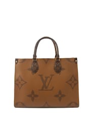 The Handbag Clinic Brown Louis Vuitton Reverse Monogram On The Go MM Tote - Image 2 of 7