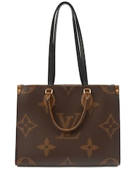 The Handbag Clinic Brown Louis Vuitton Reverse Monogram On The Go MM Tote - Image 6 of 7