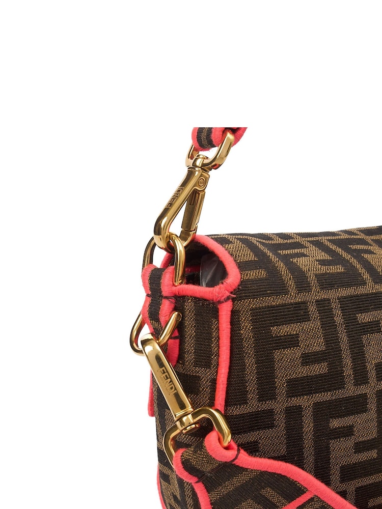 Fendi Zucca FF Baguette Cross-Body Bag - Image 6 of 6