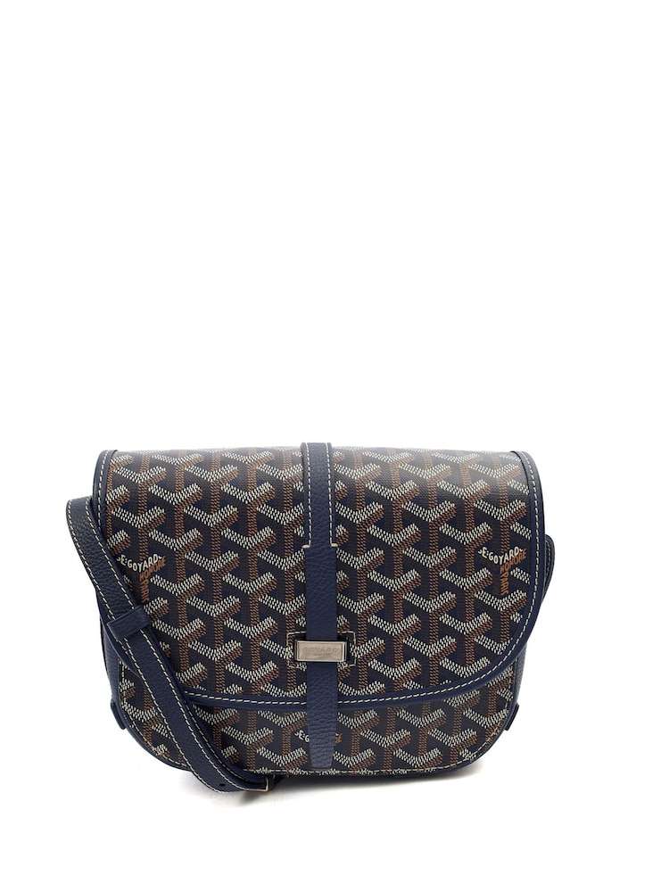 Goyard Blue Belvedere PM Cross-Body Bag - Image 1 of 6