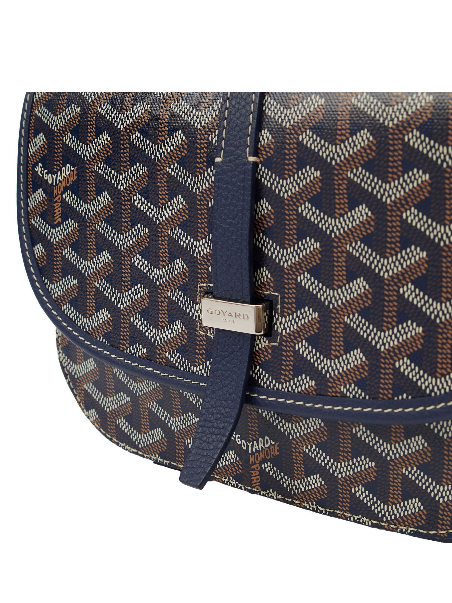 Buy The Handbag Clinic Blue Goyard Belvedere PM Cross-Body Bag