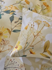 Yellow Autumn Floral Duvet Cover and Pillowcase Set - Image 4 of 6