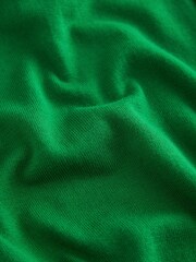 Apple Green Cotton Rich Soft Touch Embroidered Zip Up Bomber Cardigan - Image 8 of 8