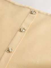 Galben - Smart Knit Peplum Bandeau Top - Imaginea 6 din 7