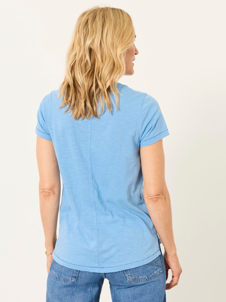 Blue Edinburgh - FatFace Land Tee - Imagen 2 de 5