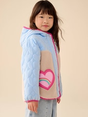 Little Bird by Jools Oliver Blue Heart and Borg Jacket - Image 2 of 14