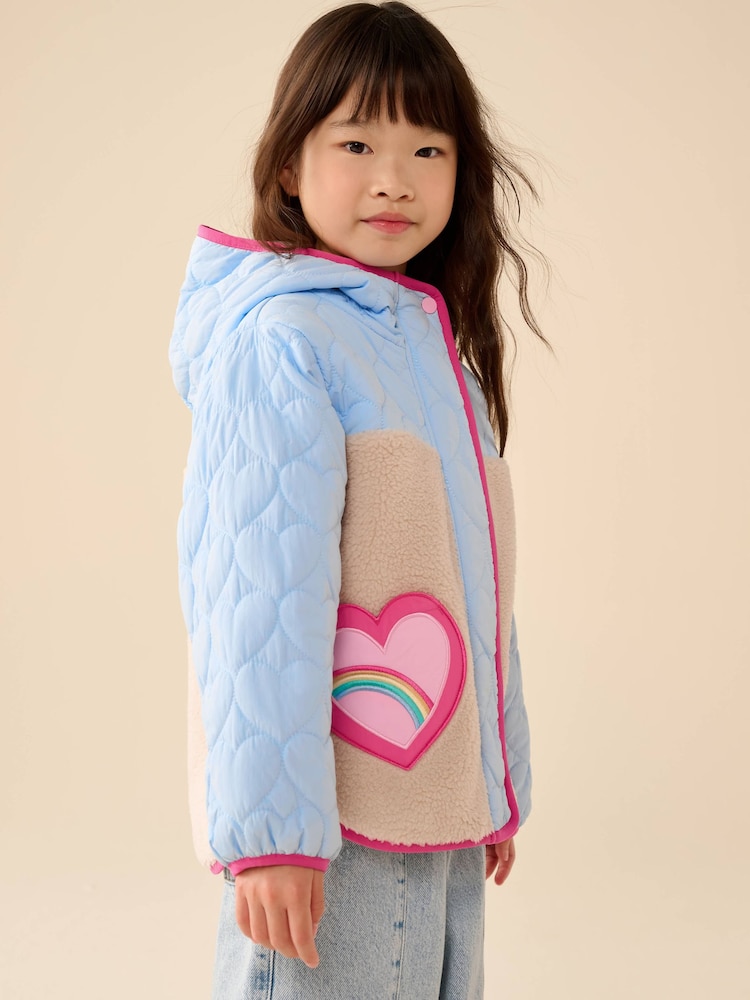 Little Bird by Jools Oliver Blue Heart and Borg Jacket - Image 2 of 14