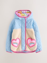 Little Bird by Jools Oliver Blue Heart and Borg Jacket - Image 8 of 14