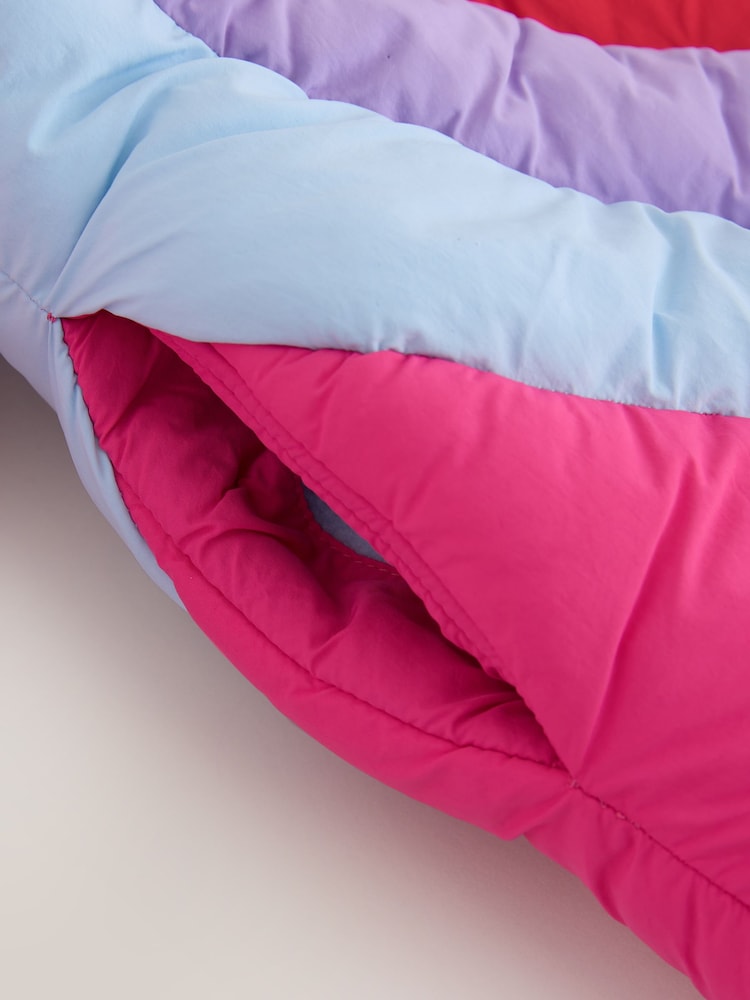 Little Bird by Jools Oliver Rainbow Heart Showerproof Padded Coat - Image 11 of 11