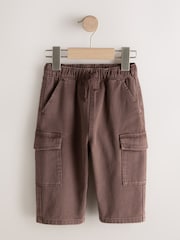Brown Washed - 阔腿工装裤（3个月至7岁） - 8的图像5｝