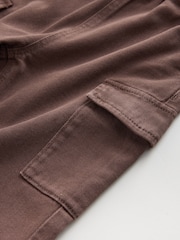 Brown Washed - 阔腿工装裤（3个月至7岁） - 8的图像8｝