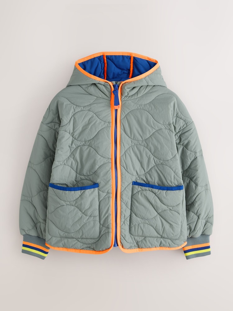 Little Bird by Jools Oliver Khaki Green Showerproof Quilted Jacket - Image 1 of 14 Little Bird by Jools Oliver Khaki Green Showerproof Quilted Jacket - Image 1 of 14