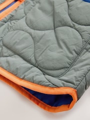 Little Bird by Jools Oliver Khaki Green Showerproof Quilted Jacket - Image 14 of 14
