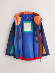 Little Bird by Jools Oliver Colourblock Rainbow Waterproof Jacket - Image 3 of 7