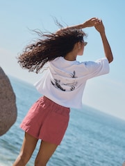 Pink / Khaki - Denim Utility Shorts 2 Pack - Larawan 5 ng 11