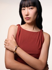 Jigsaw Brown Irregular Stone Bracelet - Image 2 of 3
