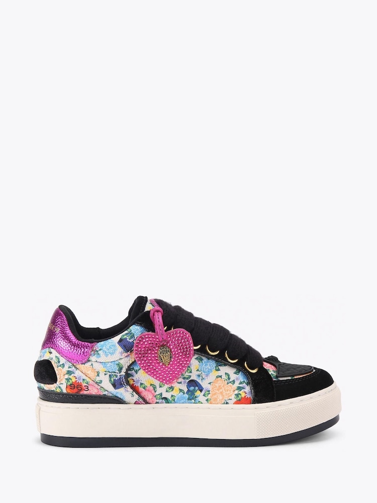Kurt Geiger London Black Southbank Tag Trainers - Image 1 of 5