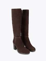 Carvela Brown Silver Knee Boots - Image 2 of 4