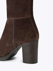 Carvela Brown Silver Knee Boots - Image 4 of 4
