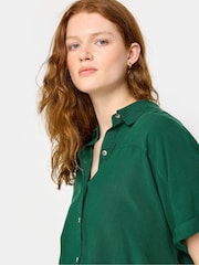 Темно-зеленые шорты с эффектом кислотной стирки Long Tall Sally LTS Tall - Image 4 of 5