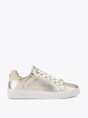 KG Kurt Geiger Gold Lillian2 Trainers - Image 1 of 5