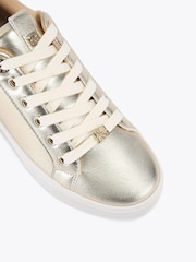 KG Kurt Geiger Gold Lillian2 Trainers - Image 2 of 5