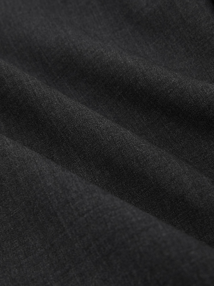 Reiss Grey Promise Wool-Blend Single-Breasted Suit Classic-Fit Blazer - Image 8 of 8