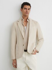 Reiss Off White Dexter Jacket - Image 1 of 9