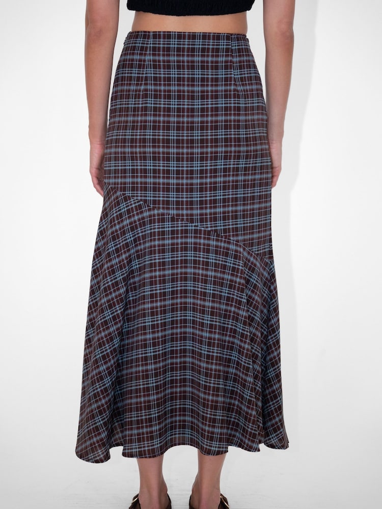 Amy Lynn Brown Asymmetric Maxi Skirt - Image 5 of 5 Amy Lynn Brown Asymmetric Maxi Skirt - Image 5 of 5