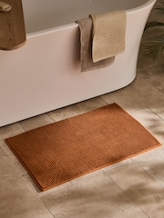 Orange Bobble Bath Mat - Image 1 of 3
