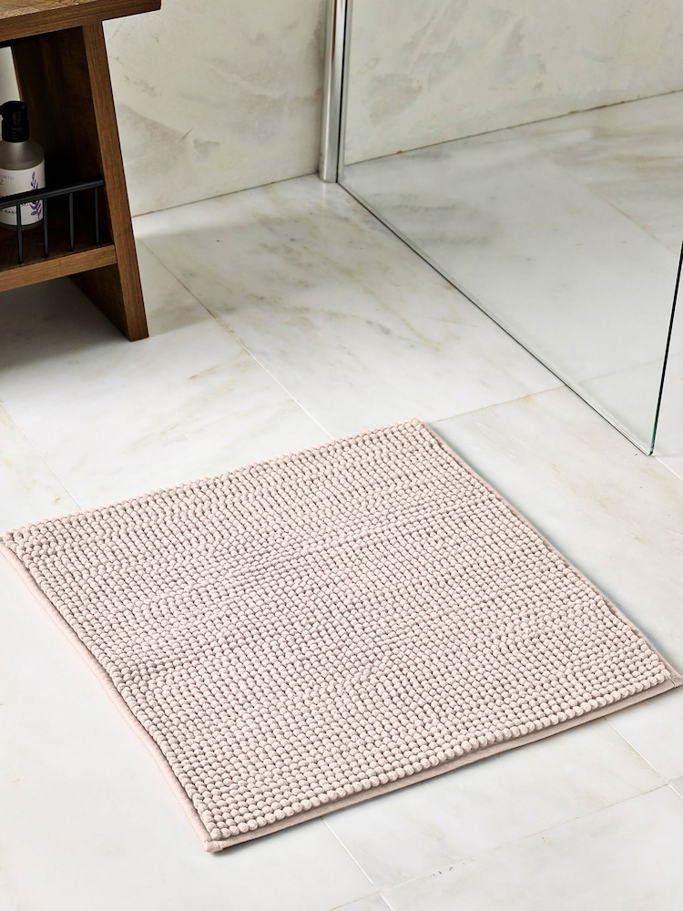 Almond Natural Bobble Shower Mat - Image 1 of 3