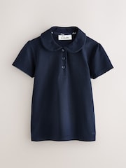 Clarks Navy Short Sleeve School Polo Shirts 3 Pack - Image 2 of 7