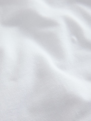 Clarks White Short Sleeve School Polo Shirts 3 Pack - Image 7 of 7