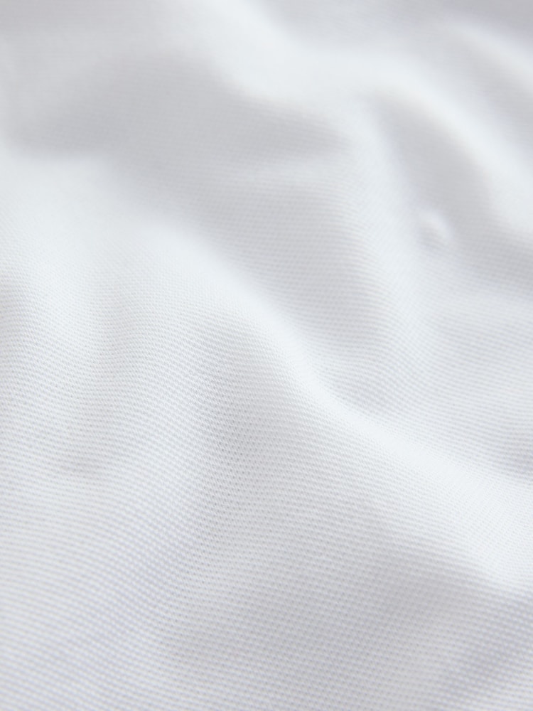 Clarks White Short Sleeve School Polo Shirts 3 Pack - Image 7 of 7