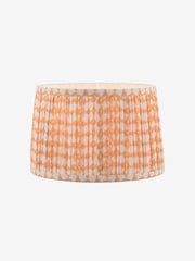 Joules Yellow Folly Pleated Cotton Easyfit Lamp Shade - Image 3 of 7