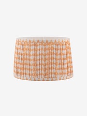 Joules Yellow Folly Pleated Cotton Easyfit Lamp Shade - Image 4 of 7