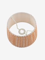 Joules Yellow Folly Pleated Cotton Easyfit Lamp Shade - Image 5 of 7