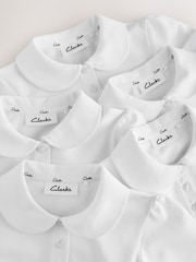 Clarks 短袖校園 Polo 衫 5 件裝 - 圖片 4/5