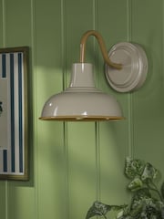 Joules Natural Hatfield Industrial Wall Light - Image 1 of 6