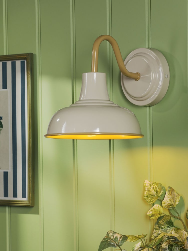 Joules Natural Hatfield Industrial Wall Light - Image 2 of 6 Joules Natural Hatfield Industrial Wall Light - Image 2 of 6